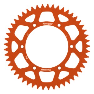 Corona Supersprox Aluminio Naranja 49 D