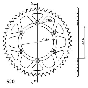 Corona Supersprox Aluminio Azul 51 D