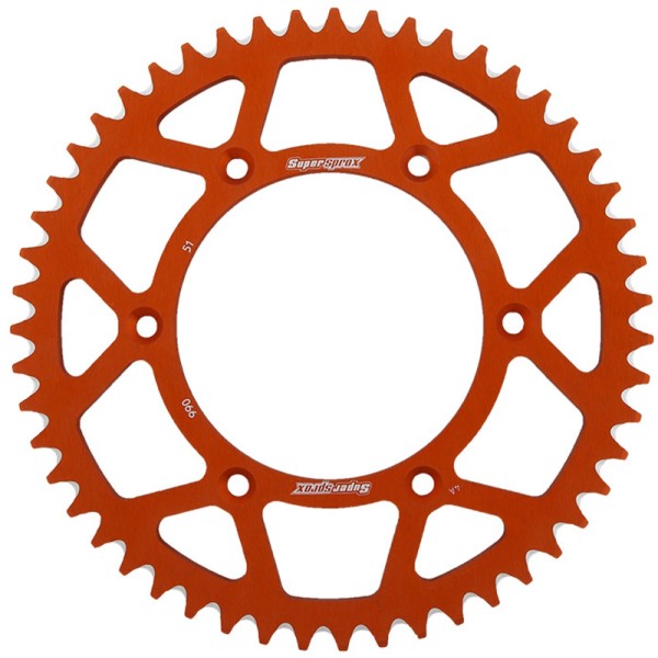 Corona Supersprox Aluminio Naranja 51 D