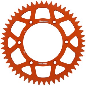 Corona Supersprox Aluminio Naranja 52 D