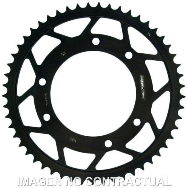 Corona Supersprox acero Derbi 420 x 53