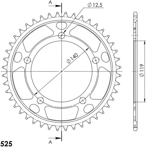 Corona Supersprox Acero BMW 525 X 44