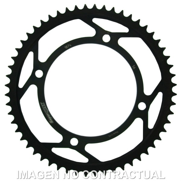 Corona Supersprox acero Yamaha 428 x 56