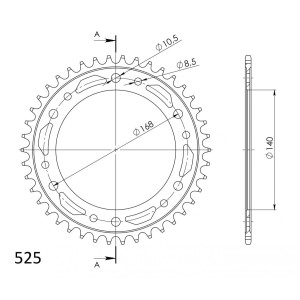 Corona Supersprox acero BMW 525 x 42