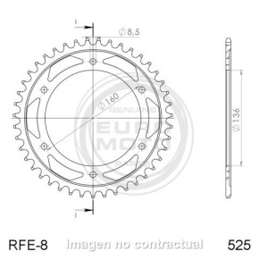 Corona Supersprox acero BMW 520 x 48
