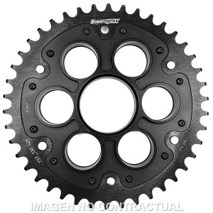 Corona Supersprox Stealth negra 525 Ducati x 41