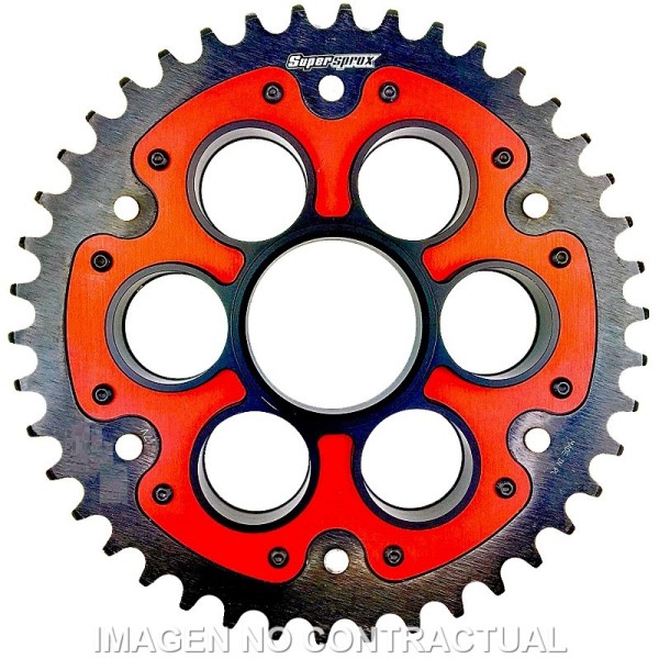 Corona Supersprox Stealth Roja Ducati 530 x 40