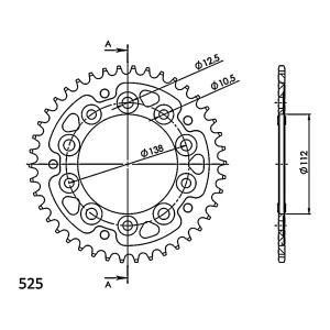 Corona Supersprox Stealth Roja 42 D