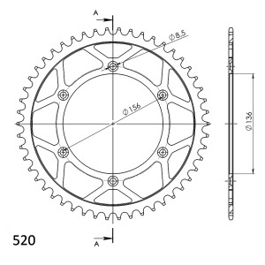 Corona Supersprox Stealth Roja 48 D