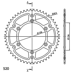 Corona Supersprox Stealth Azul 52 D