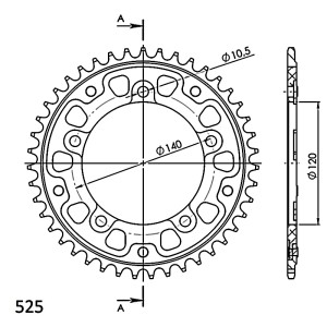 Corona Supersprox Stealth Azul 42 D