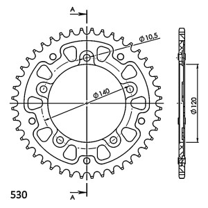 Corona Supersprox Stealth Roja 44 D