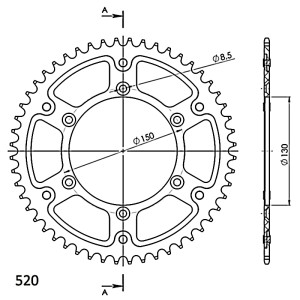 Corona Supersprox Stealth Negra 520 x 52