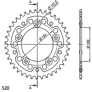 Corona Supersprox Stealth Negra 39 D