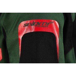 CHAQUETA SD-JT66 SAHARA HOMBRE VERDE MILITAR/ROJO