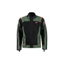 CHAQUETA SD-JT66 SAHARA HOMBRE VERDE MILITAR/ROJO