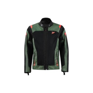 CHAQUETA SD-JT66 SAHARA HOMBRE VERDE MILITAR/ROJO