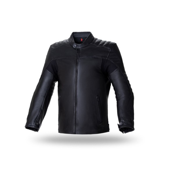 CHAQUETA SD-JL1 INVIERNO CUSTOM PIEL HOMBRE NEGRO
