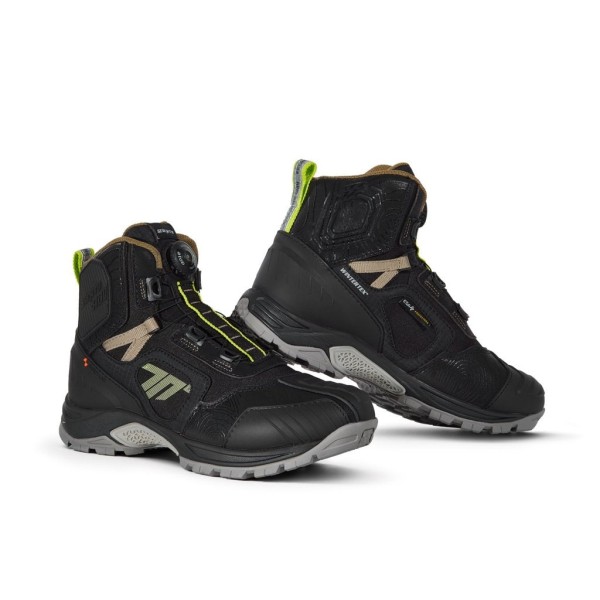 BOTA SD-BA7 STELVIO BAJA NEGRA/ARENA/AMARILLO FLUOR