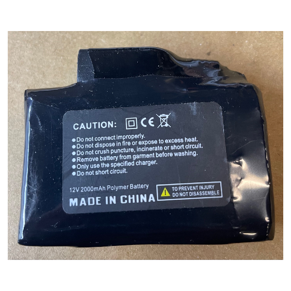 BATERIA LITIO SD-A17B 12V 2Ah CONECTOR PIN (1 UD.)