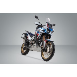 Set Adventure DUSC con topcase L Negro. CRF1100L/Adv Sp (19-). Orig GPB.