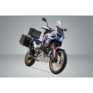 Set Adventure TRAX ADV Negro. Honda CRF1100L/ Adv Sports (19-). OEM rack.