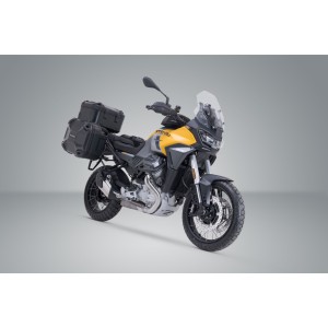 Set Adventure DUSC con topcase L Negro. Moto Guzzi Stelvio (23-).