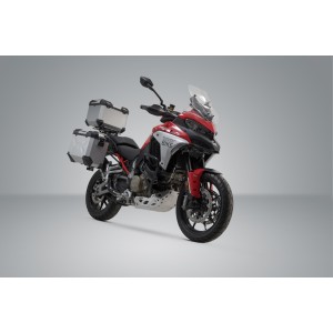 Set de equipaje Adventure modelo USA Plateado. Ducati Multistrada V4 (20-).