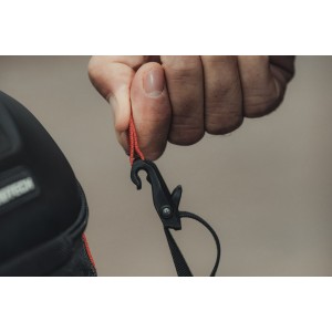 Bolsa trasera PRO Roadpack 1680D Nailon ballistic. Negro/Antracita. 8-14 l.