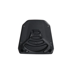 Pieza base para topcase URBAN ABS  Negro. Gomaespuma. Para variante de amarre.