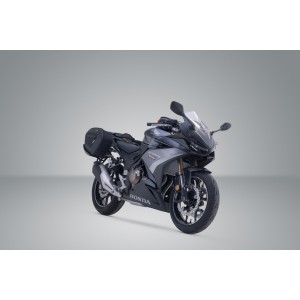 Set de alforjas PRO BLAZE H Negro. Honda CBR300R, CBR500R/ CB500F (16-).