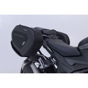 Set de alforjas PRO BLAZE H Negro. Honda CBR300R, CBR500R/ CB500F (16-).
