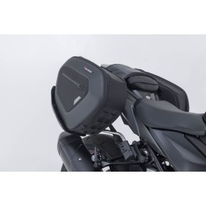 Set de alforjas PRO BLAZE H Negro. Suzuki GSR750 (11-16)/ GSX-S750 (16-).
