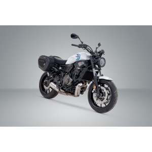 Set de alforjas PRO BLAZE H Negro. Yamaha XSR700 (15-), XSR700 XT (19-).