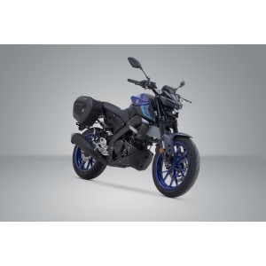 Set de alforjas PRO BLAZE H Negro. Yamaha MT-125 (19-).
