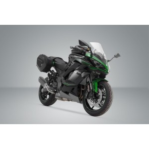 Set de alforjas PRO BLAZE H Negro. Kawasaki Z1000 SX, Ninja 1000SX.