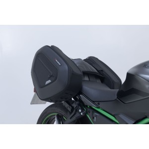 Juego de alforjas PRO BLAZE H Negro. Kawasaki Z650 / Ninja 650 (16-).