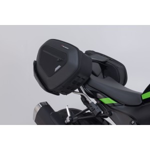 Juego de alforjas PRO BLAZE H Negro. Kawasaki ZX-6R (23-), ZX-4RR (23-).