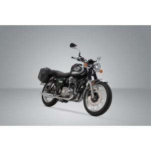 Sistema de maletas laterales URBAN ABS 2x 16,5 l. Kawasaki W800 / Street / Cafe, W650.