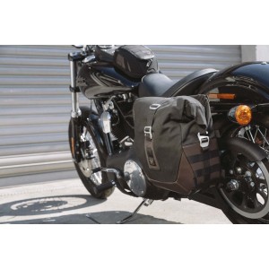 Legend Gear set de bolsas lat. LC Black Edition Harley-Davidson Dyna Low Rider, Street Bob.