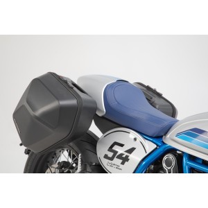 Sistema de maletas laterales URBAN ABS 2x 16,5 l. Ducati Scrambler Cafe Racer (17-18).