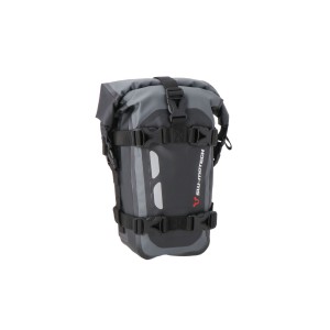 Bolsa trasera Drybag 80 8 l. Impermeable. Gris/Negro.