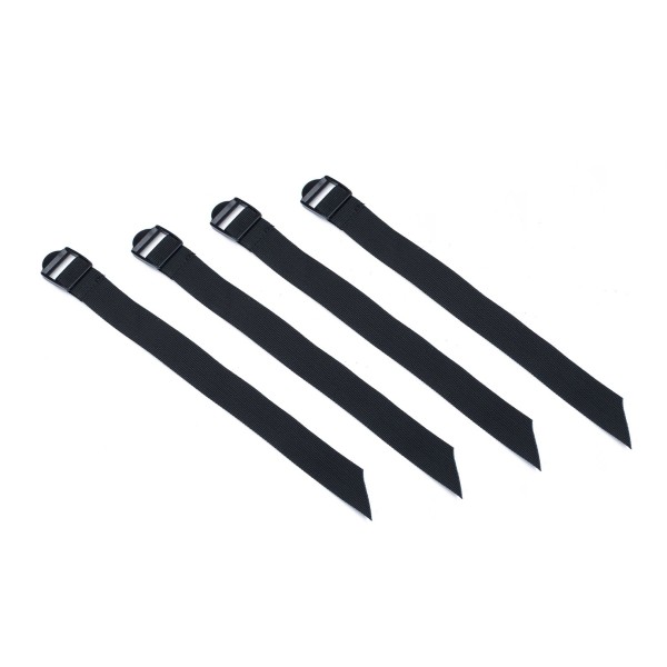 Juego de correas para la bolsa adicional TRAX 4 correas. 30×350 mm. Con obturador de tensión.
