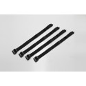 Juego de correas para SysBag Negro. 4 correas de fijación.