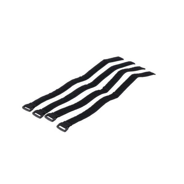 Juego de correas con velcro 4 piezas. Con lazo de plástico. Para PRO Rackpack