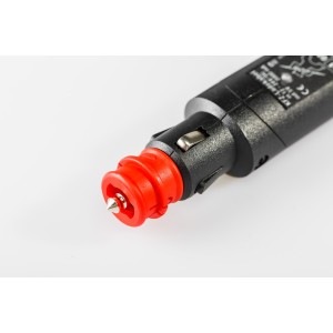 Cargador mini USB Con enchufe de autos. Cable 180 cm. 2.000 mA. 12V.