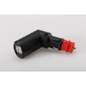 Conector universal con doble puerto USB Carcasa doblegable. 2 x 2.100 mA. 12 - 24 V.
