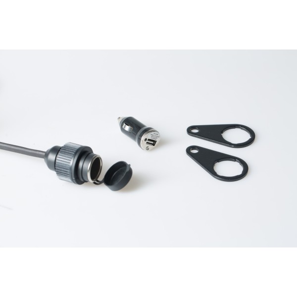 Kit eléctrico universal M8 & M10. Inluye adaptador USB.