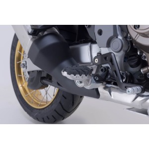 Kit reposapiés EVO Plata/negro. Honda CRF1100L Africa Twin / Adv Sp.