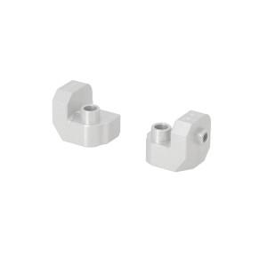 Kit de fijación para reposapiés ION Plata. Modelos Yamaha Ténéré 700 (19-).